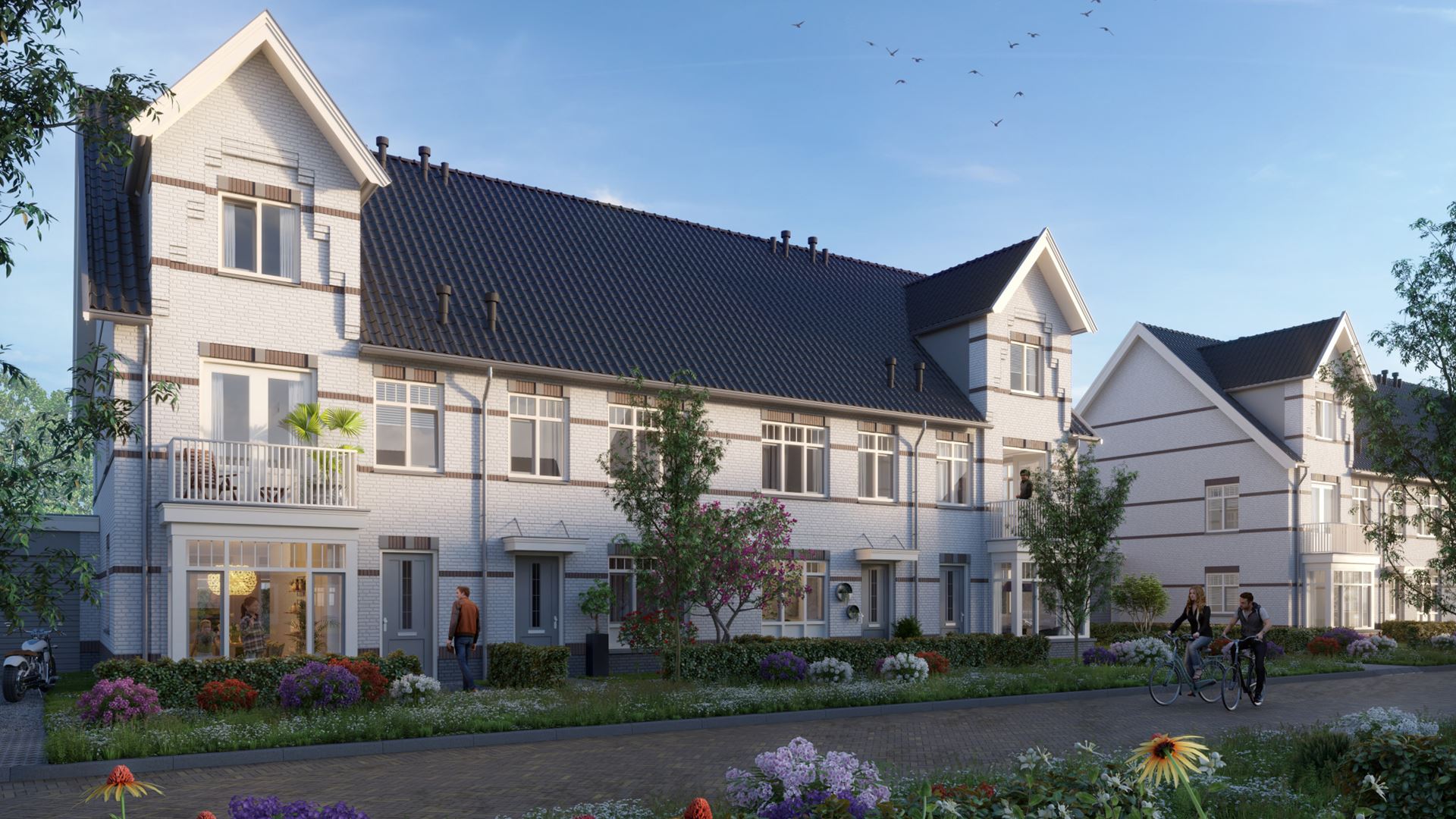 Nieuwbouw Hoefenhaag Vianen Bouwnr57 60 Hoek Tussen